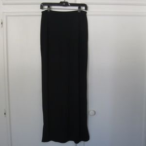 Banana Republic long straight skirt, black, Sz XS
